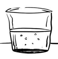 een glas