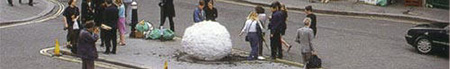 een sneeuwbal van goldsworthy