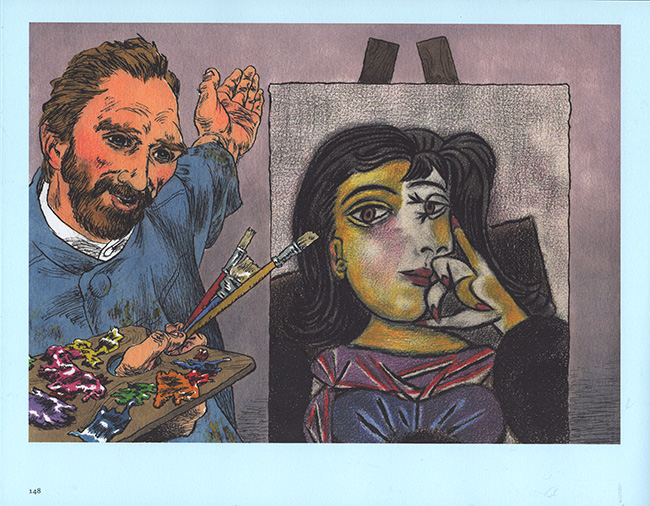 van gogh doet picasso