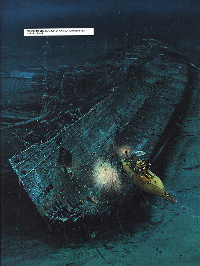 het wrak van de lusitania in 1999 het wrak van de lusitania in 1999